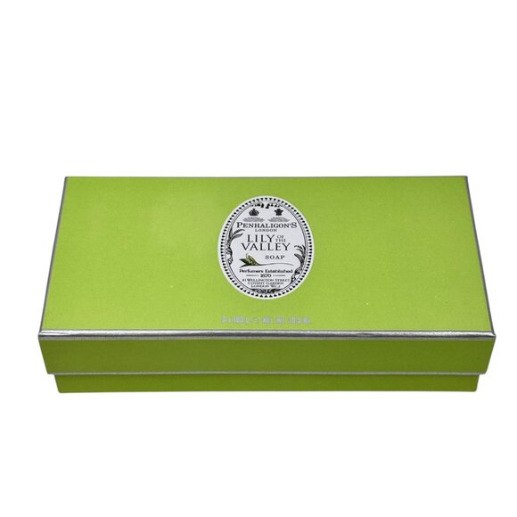 New Penhaligon's Lily Of The Valley Soap Set of 3 x 3.52 OZ Floral Designer - Picture 1 of 7